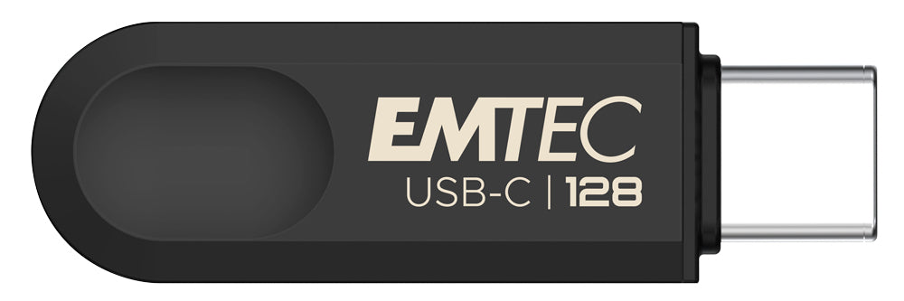 Emtec C280 USB-Stick – 128 GB, USB 3.2, drehbarer Verschluss