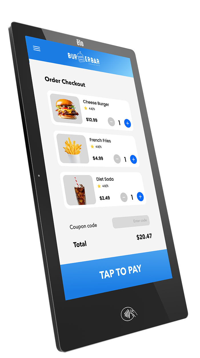 Elo Touch Solutions Elo ESY22I1 – POS-Terminal 22" – Android (GMS), NFC, schwarz