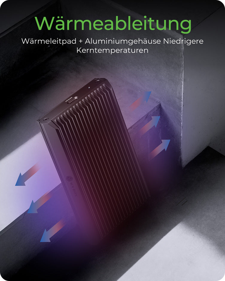 ICY BOX IB-1920M-C42 – 1-Bay Desktop SSD-Gehäuse – NVMe M.2, für M.2 22×30/42/60/80 mm (M-Key)