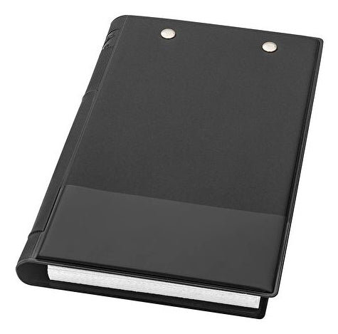 Wedo Kassenblockhülle, Karton, Schwarz, 120 × 150 mm