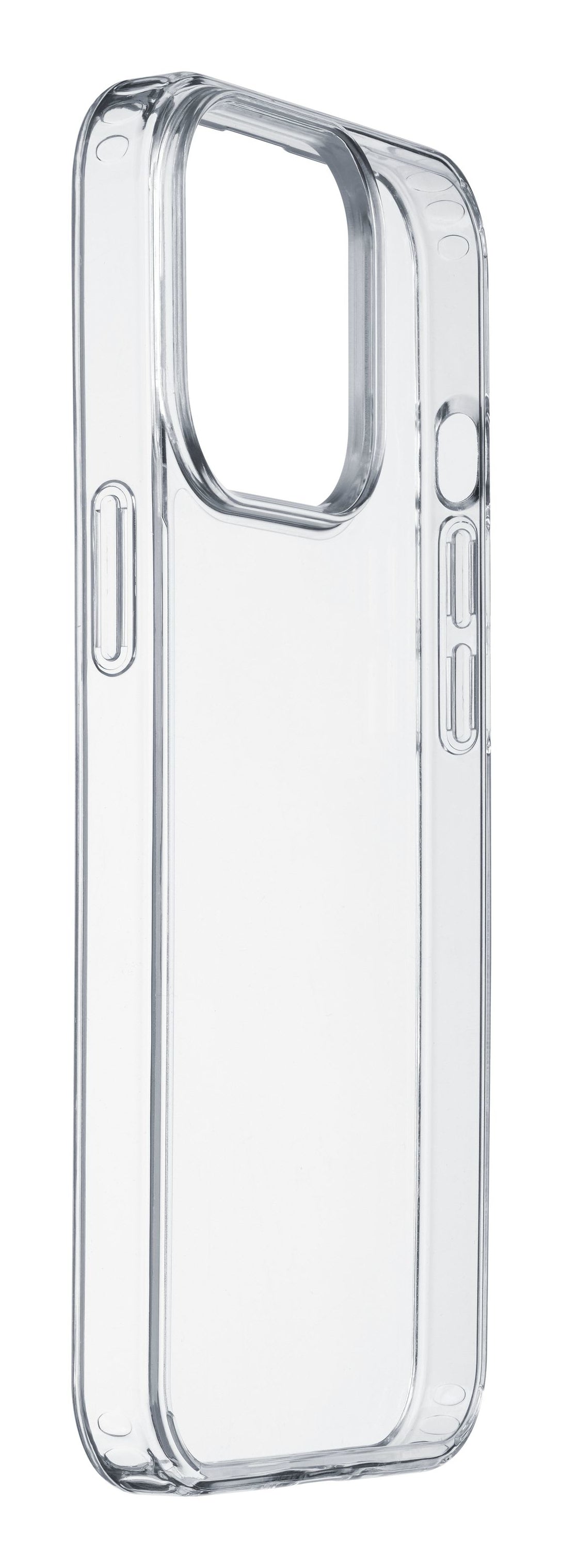 Cellularline Clearduo Backcover – für Apple iPhone 15 Pro Max, MagSafe, Kunststoff+Gummi, Transparent