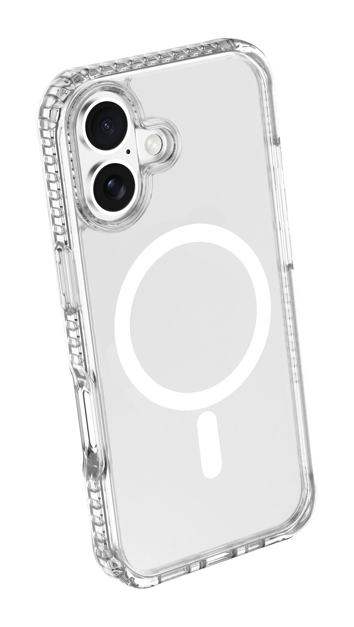 Cellularline Backcover – für Apple iPhone 17 Pro – transparent – Kunstleder – MagSafe-kompatibel