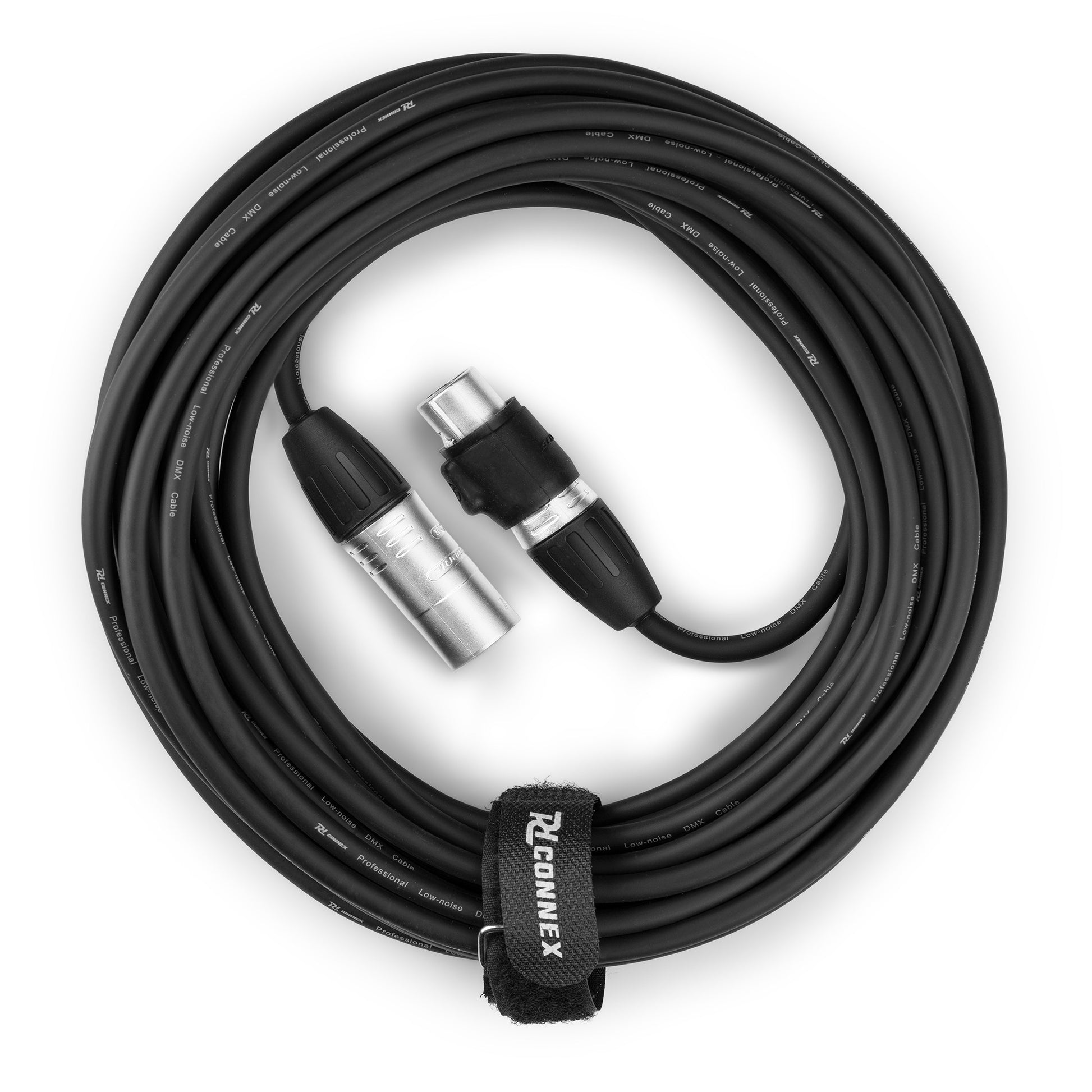 PD-Connex CX109-12 – DMX-Kabel, XLR 5-pol (M→F), 12 m, Schwarz