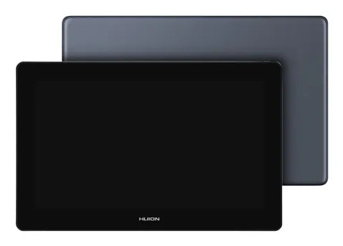 HUION Kamvas Pro 16 Plus 4K GT1562 Stiftdisplay, 15,6", Stift + Touch, Grau, für Windows, macOS, Linux