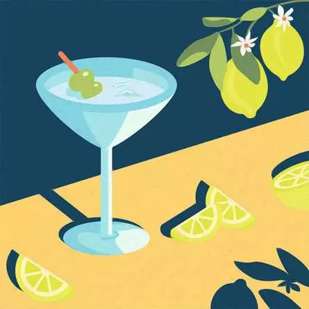 Ravensburger Malen-nach-Zahlen-Set Lemon Mocktail – 20 × 20 cm – ab 12 Jahren