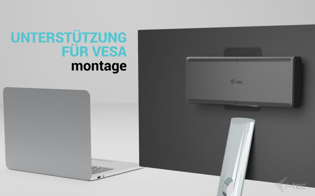 i-tec Universal 6x 4K Dockingstation – USB-C, 2× DP, 2× HDMI, 4× USB-A, 2× USB-C, 140 W PD, 2,5GbE
