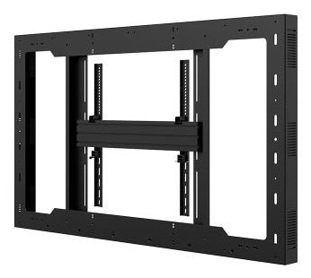 Hagor Enclosure 65" – Schutzgehäuse, Wandmontage (Querformat), VESA 600×600, für 65" Displays, Schwarz