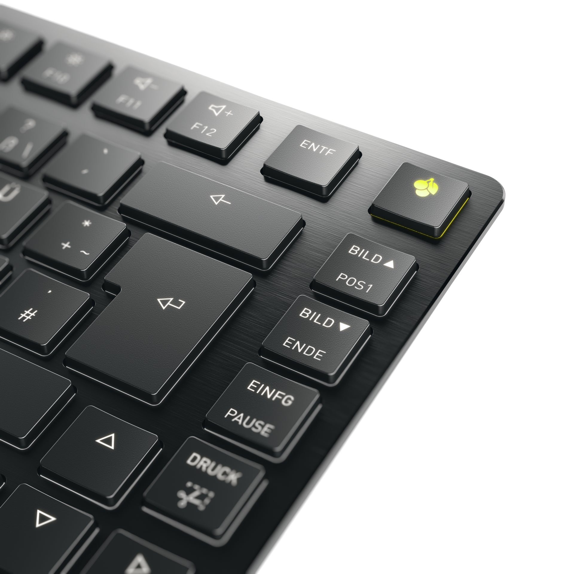 CHERRY KW X ULP 2.0 MINI – Tastatur, verkabelt (USB-C) & kabellos (Bluetooth/2,4 GHz) – für Windows & macOS