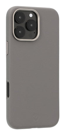 Valenta Backcover Style – für Apple iPhone 16 Pro Max – grau – Kunstleder