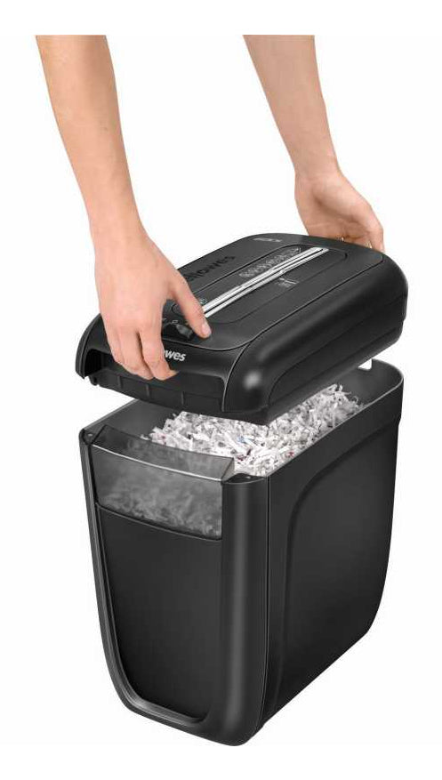 Fellowes Powershred 60Cs – Aktenvernichter, DIN P-4, Partikelschnitt 4 × 40 mm, 10 Blatt, 22 l