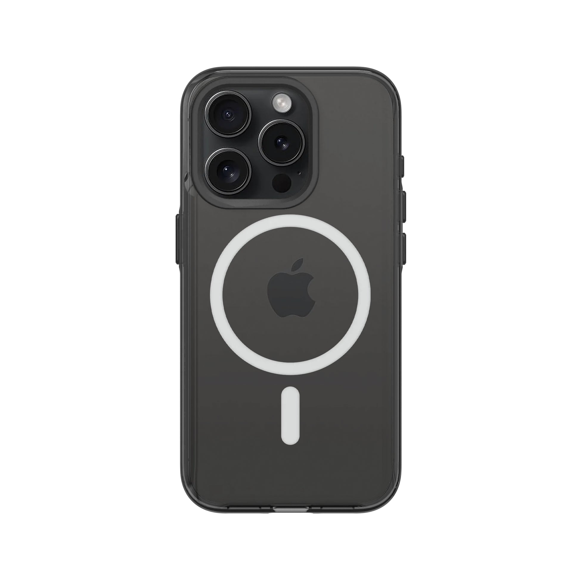 RhinoShield JellyTint Backcover – für Apple iPhone 15 Pro – TPE+Polyester, Ash Black, bis 3,5 m sturzsicher