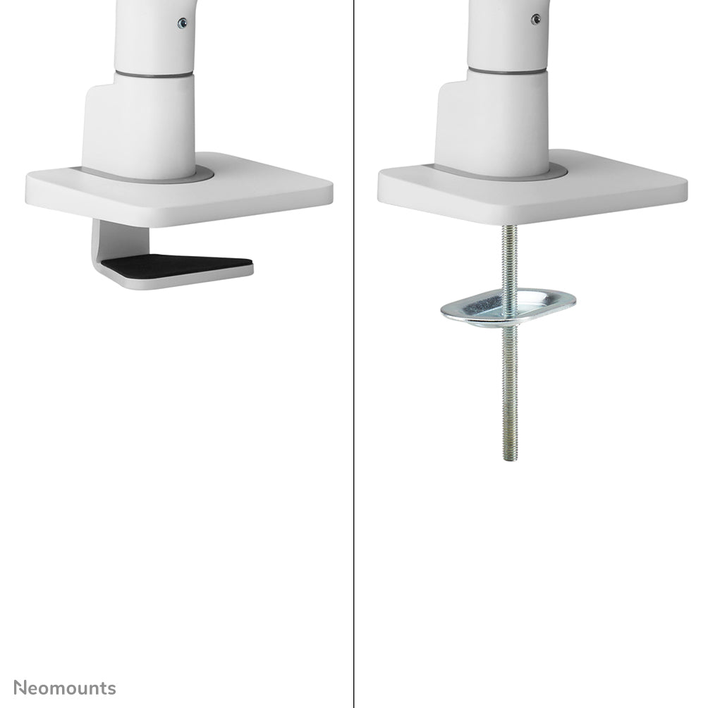 Neomounts Ds70S-950Wh1 – Monitorarm, Tischklemme/Durchführung, bis 49", VESA 75 × 75/100 × 100 mm, 18 kg