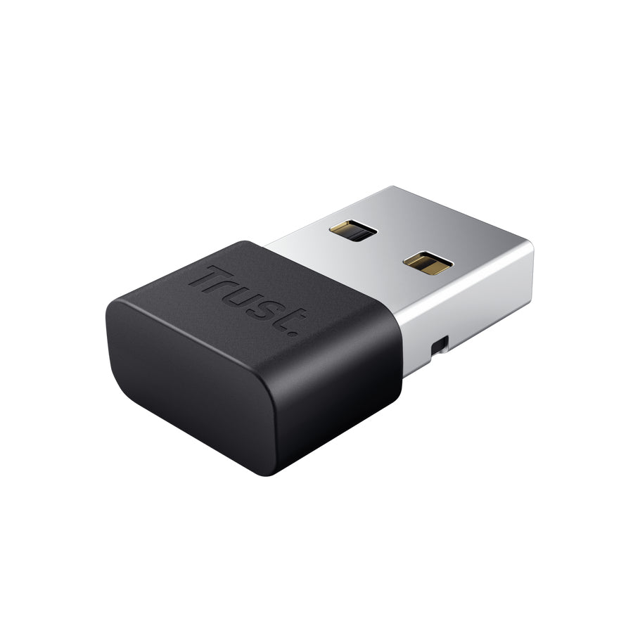 Trust Myna USB-Bluetooth-Adapter – Bluetooth 5.4, USB-A, 10 m Reichweite – für Bluetooth-Geräte, PC/Laptop