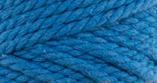GLOREX Bastband (Papierbast), gedreht, Wolle, Neonblau, Ø 3 mm × 63 m, 250 g, 1 Stk.