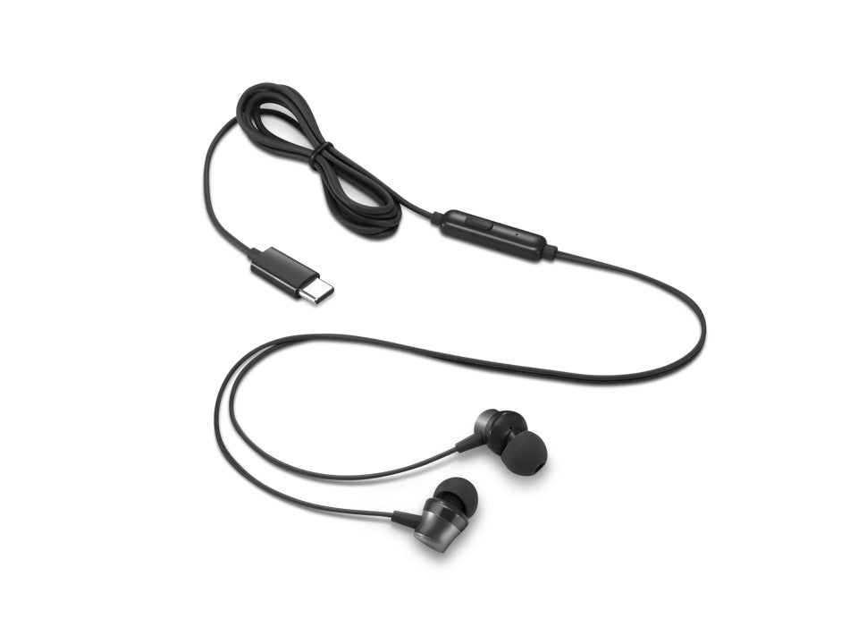 Lenovo In-Ear Kopfhörer – USB-C – mit Inline-Bedienung