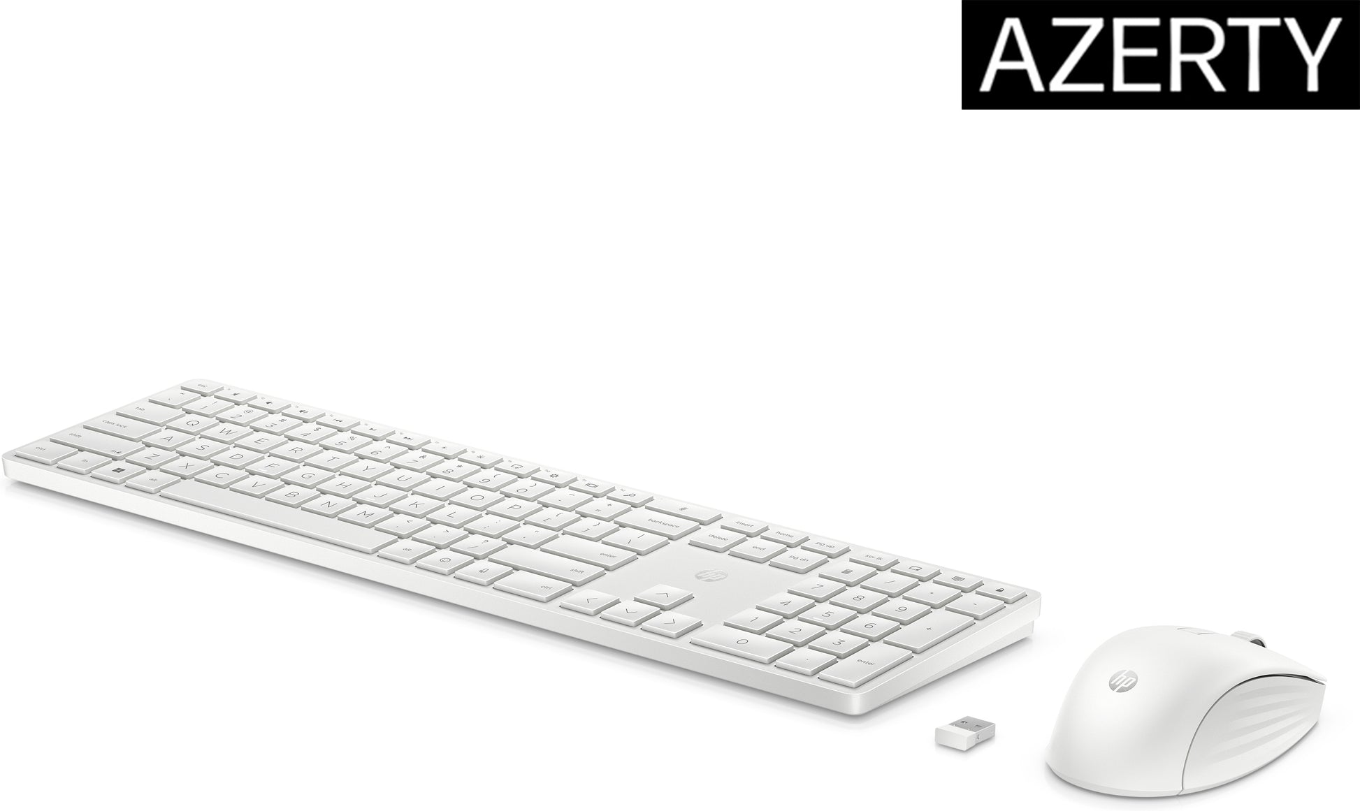 HP 650 – Tastatur- und Maus-Set – Membran – 2,4 GHz – Weiss