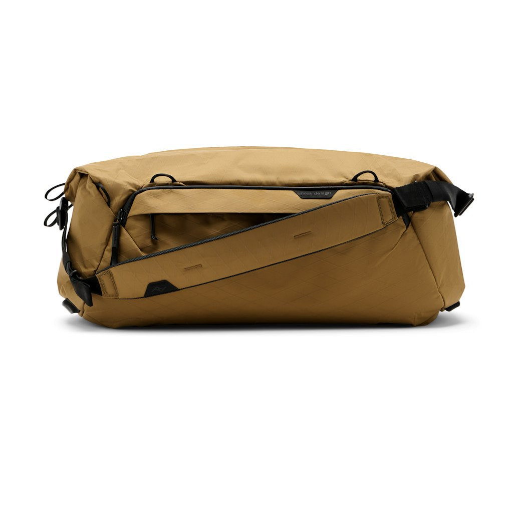 Peak Design Sporttasche Duffel Bag – 35 l, wasserfest, Nylon, braun, 56 × 34,5 × 26 cm