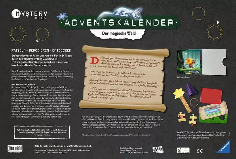 Ravensburger Adventskalender Mystery Der magische Wald – ab 10 Jahren