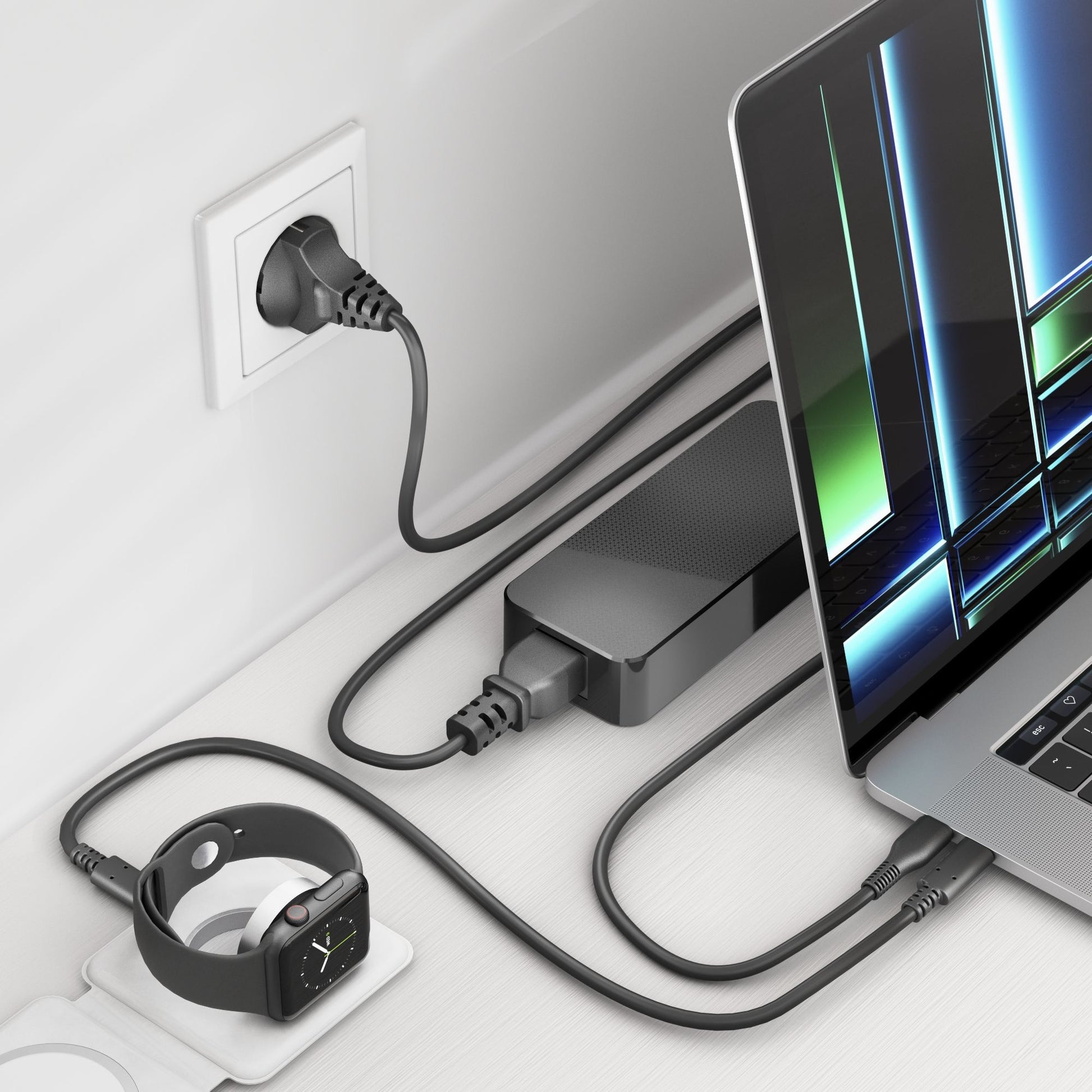 PureLink VL-PSU100 Netzteil 100 W – USB-C×1, PD – EU-Stecker (Typ F) – für Laptops