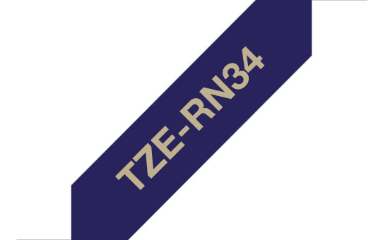 Brother Textilband – 12 mm × 4 m, Marineblau, Gold