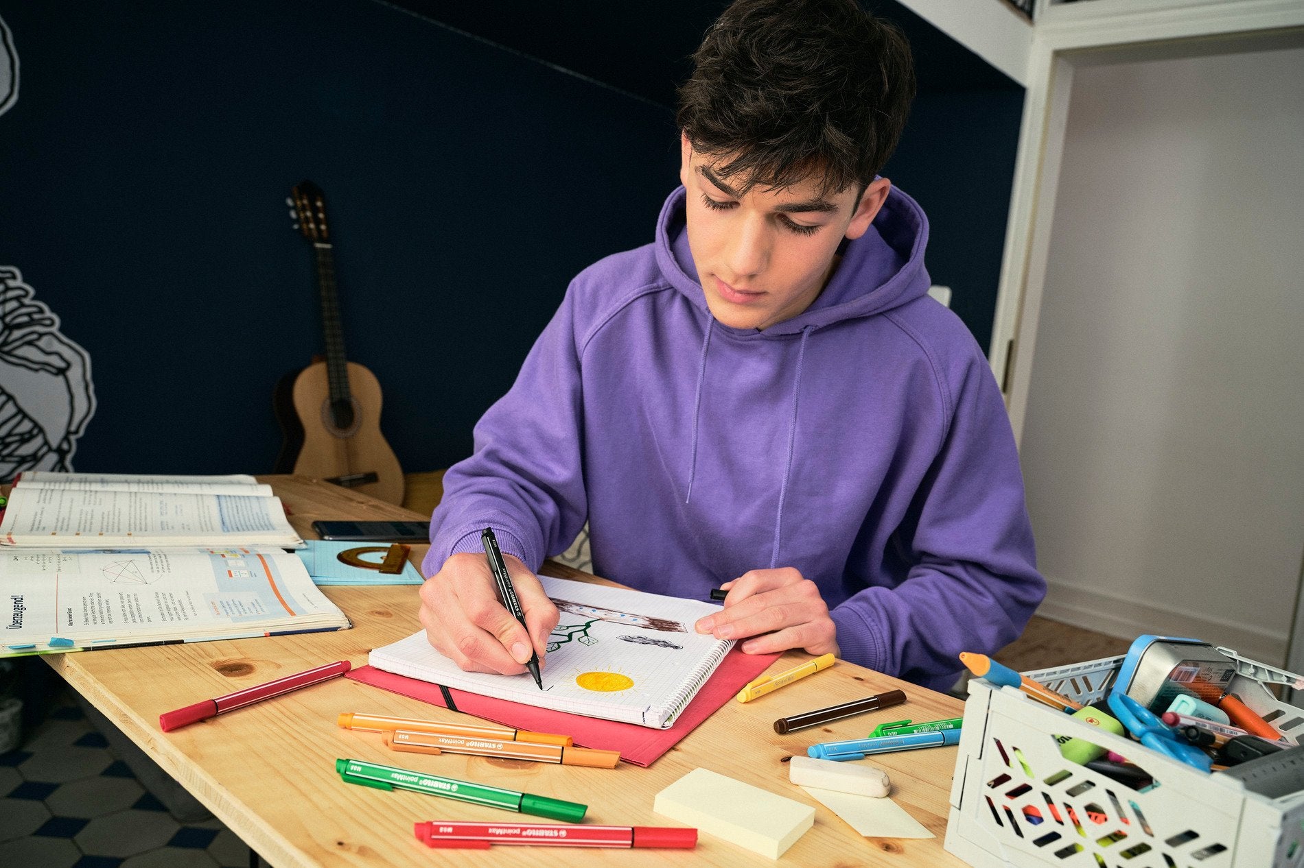 STABILO PointMax Filzstift – Rundspitze, 0,8 mm, wasserbasiert