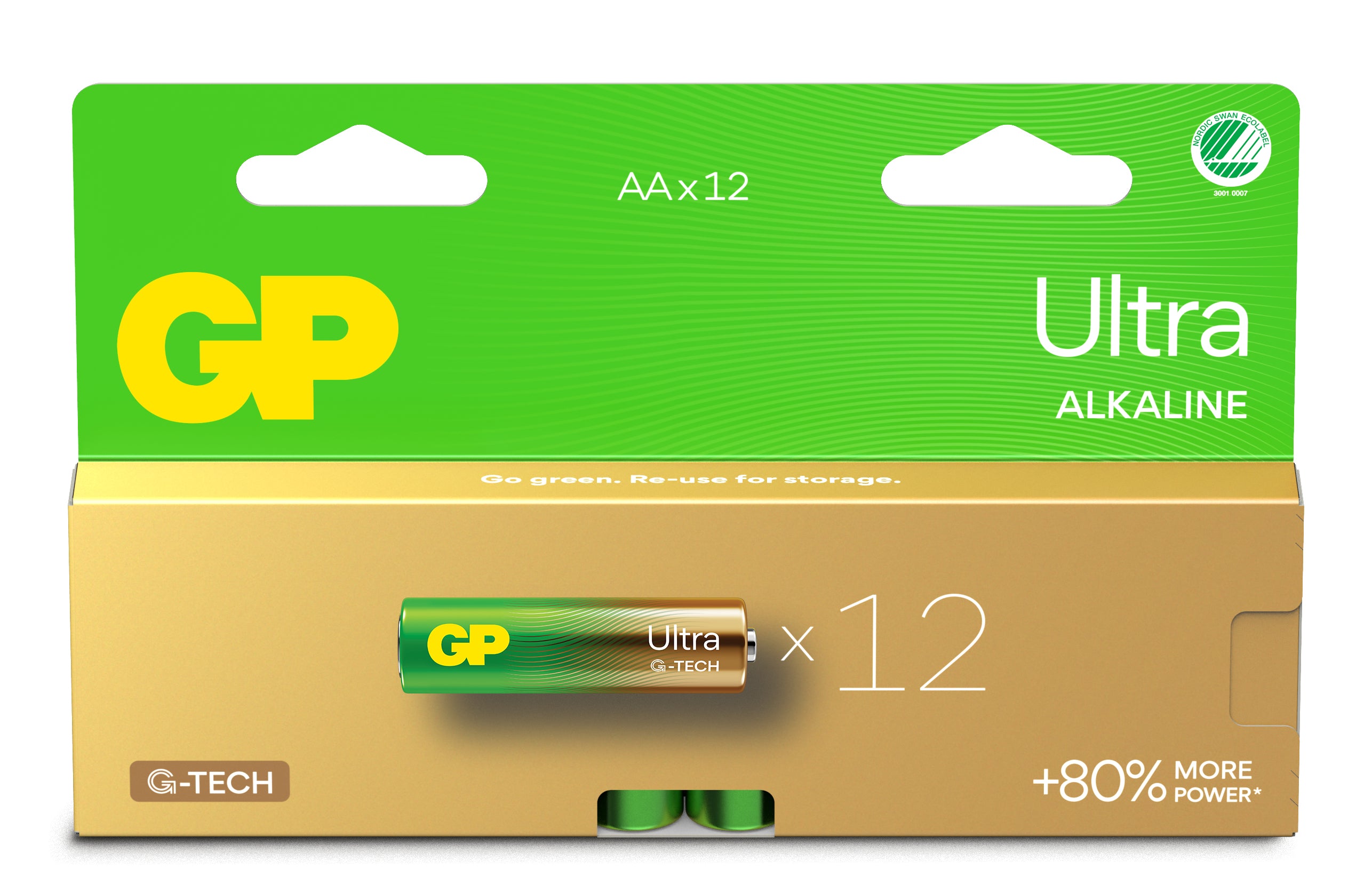 GP Batteries AA Batterien, Alkaline, 1,5 V – 12 Stk.