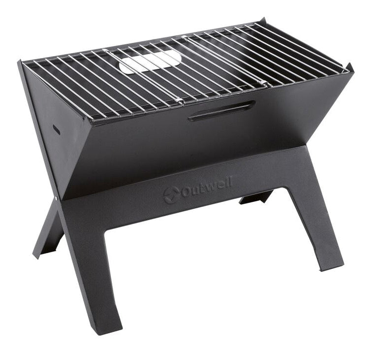 Outwell Holzkohlegrill Cazal – 45 × 30 × 35 cm, Stahl, Holzkohle – Schwarz