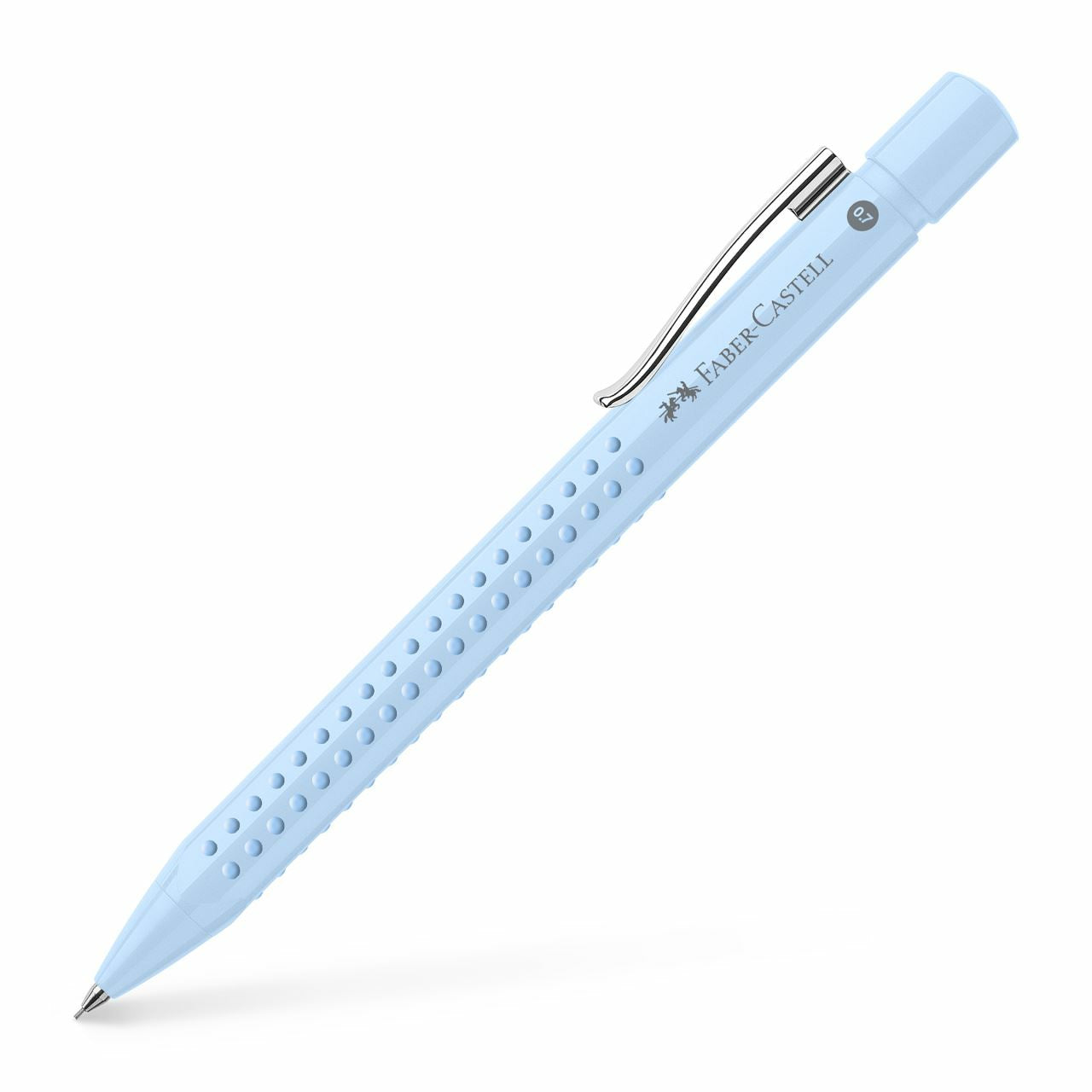 Faber-Castell Grip 2010 Druckbleistift – 0,7 mm – Hellblau – Anti-Minenbruch – 1er-Pack