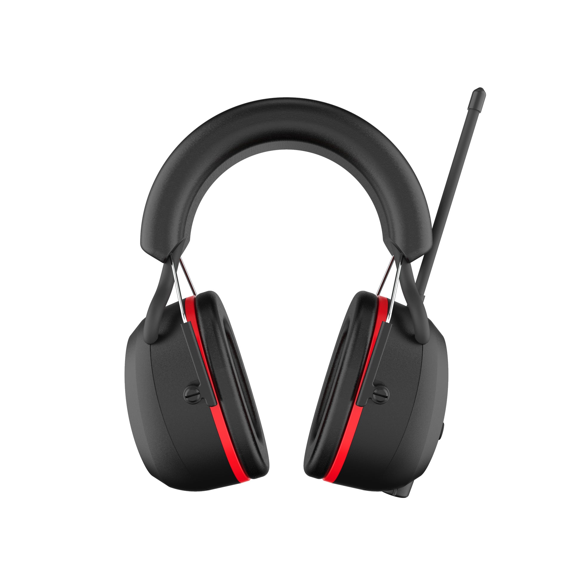 Perfectpro H-40 Elektronischer Kapselgehörschutz – Bluetooth, DAB+ – SNR 31 dB – Schwarz/Rot