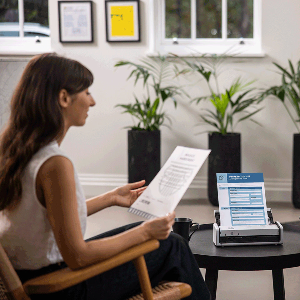 Brother Ads-1300 – Dokumentenscanner, A4, 1200 dpi