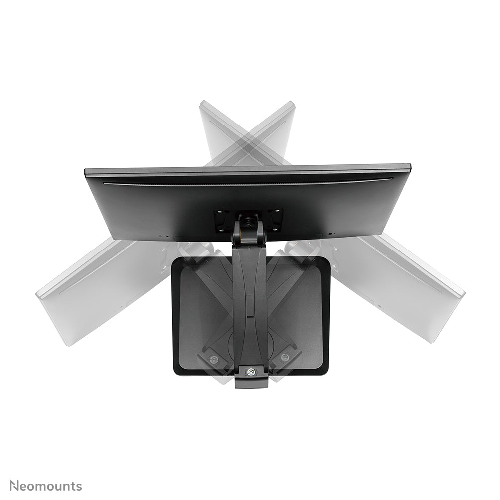 Neomounts FPMA D885BLACK – Tischhalterung, bis 32", VESA 75 × 75 mm, 10 kg, neigbar, schwarz