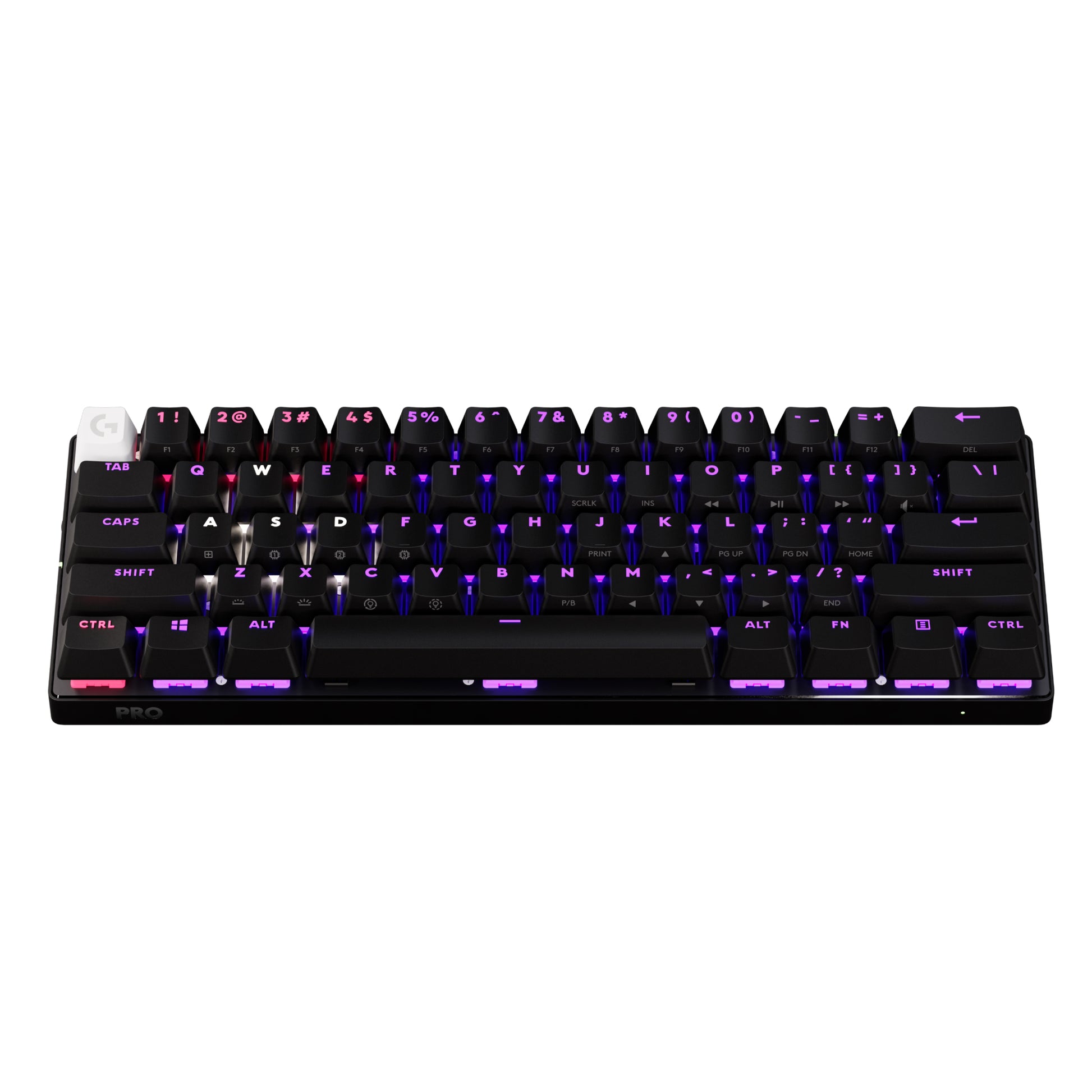 Logitech G PRO X 60 – Tastatur 60% – Mechanisch – Bluetooth & 2,4 GHz – QWERTZ (CH) – RGB – Schwarz