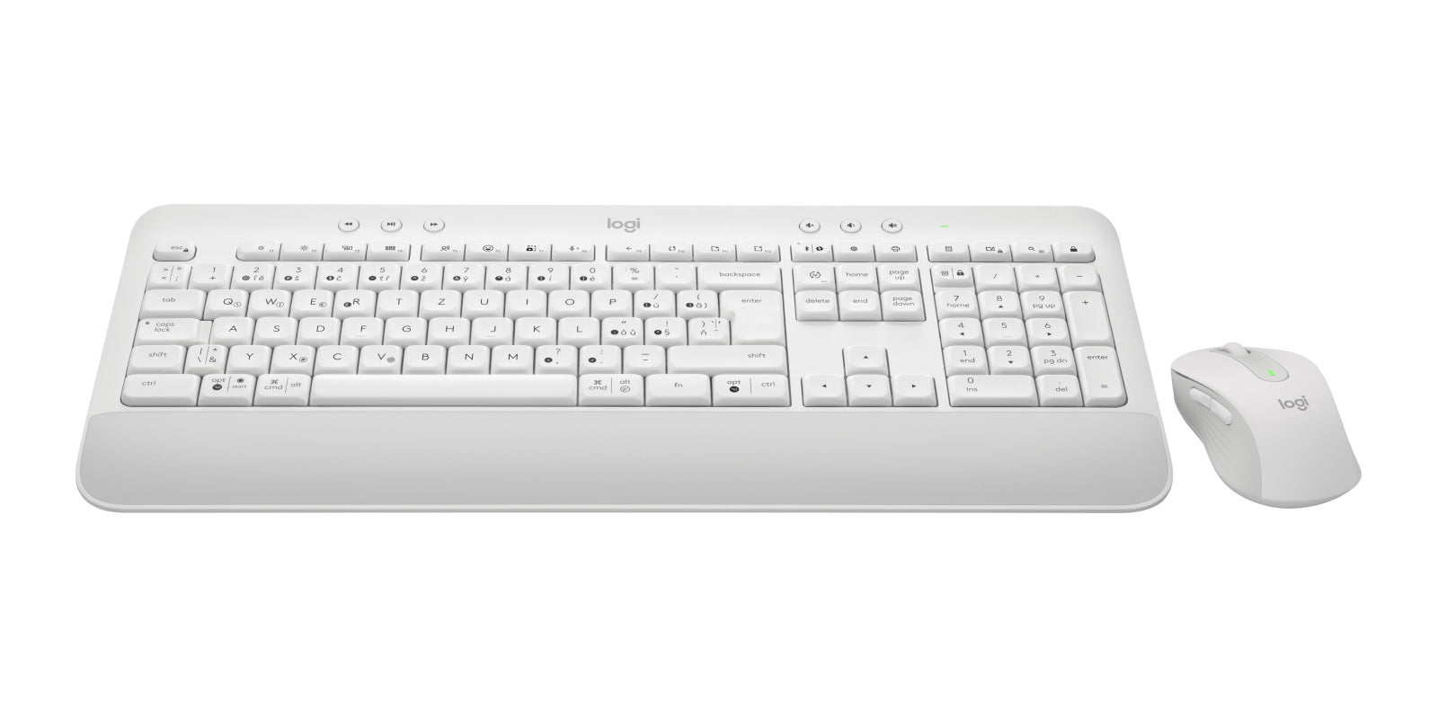 Logitech MK650 for Business – Tastatur- und Maus-Set – Bluetooth & 2,4 GHz (Logi Bolt) – QWERTZ – Weiss