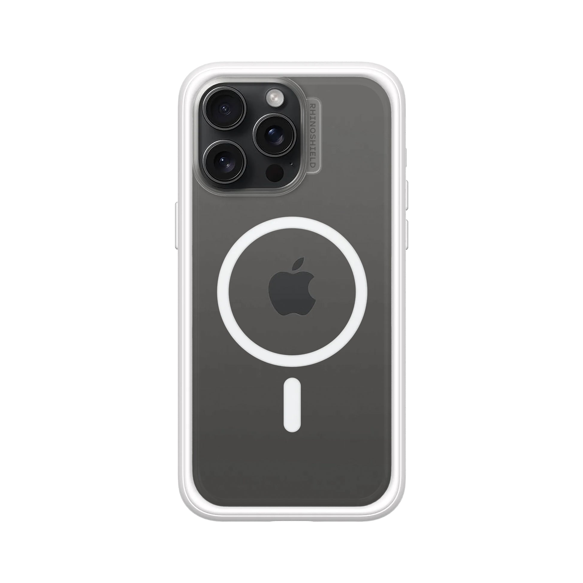 RhinoShield Backcover Mod NX – für Apple iPhone 15 Pro Max – weiss – MagSafe kompatibel, stossdämpfend