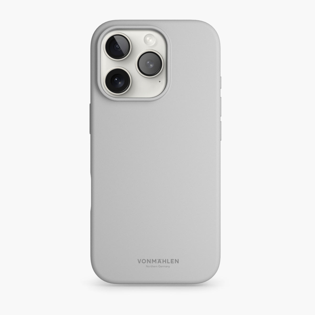 Vonmählen Backcover – für Apple iPhone 16 Pro – hellgrau – Silikon – MagSafe-kompatibel