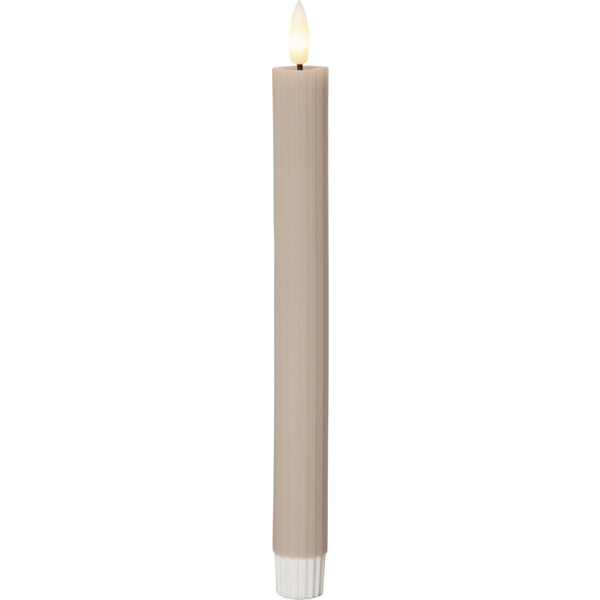 Star Trading LED-Teelicht – 2er Pack, Warmweiss, Beige, Timer