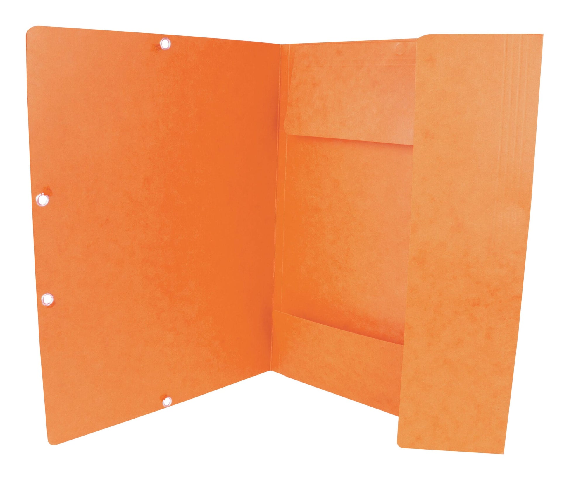 Q-CONNECT Sammelmappe für A4, Karton, Orange, mit Gummizug