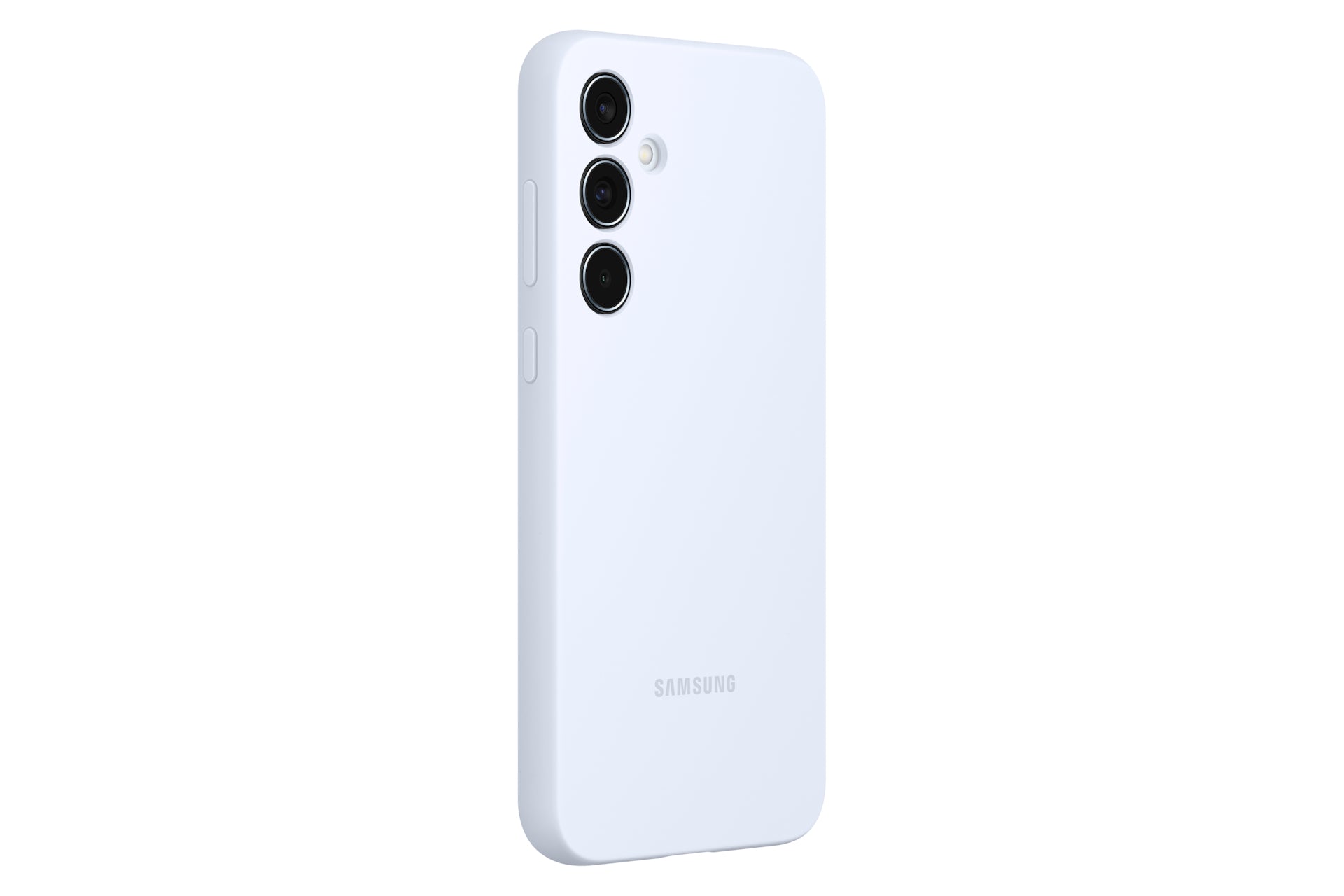 Samsung Backcover – für Samsung Galaxy A35 5G – hellblau – Silikon – stossfest, kratzresistent