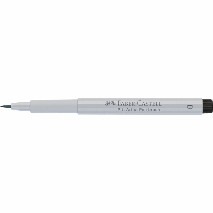 Faber-Castell Pitt Artist Pen Brush Pen – 2,5 mm, pigmentiert, wasserfest, kaltgrau I
