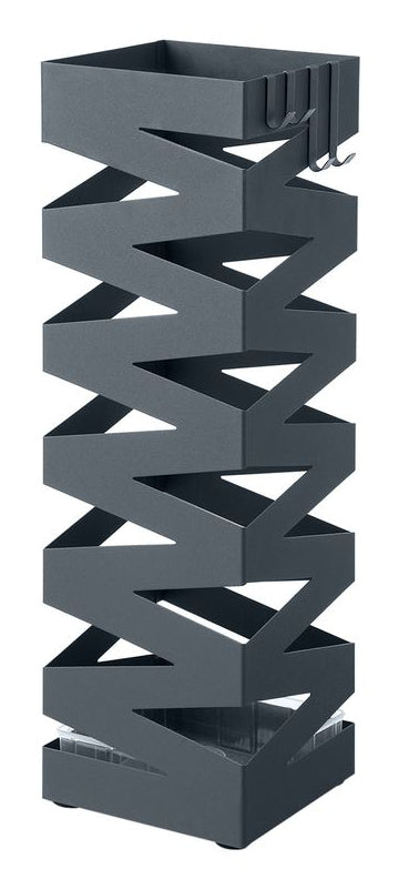 Songmics Schirmständer – Kunststoff/Stahl – Anthrazit – 155 × 490 × 155 mm