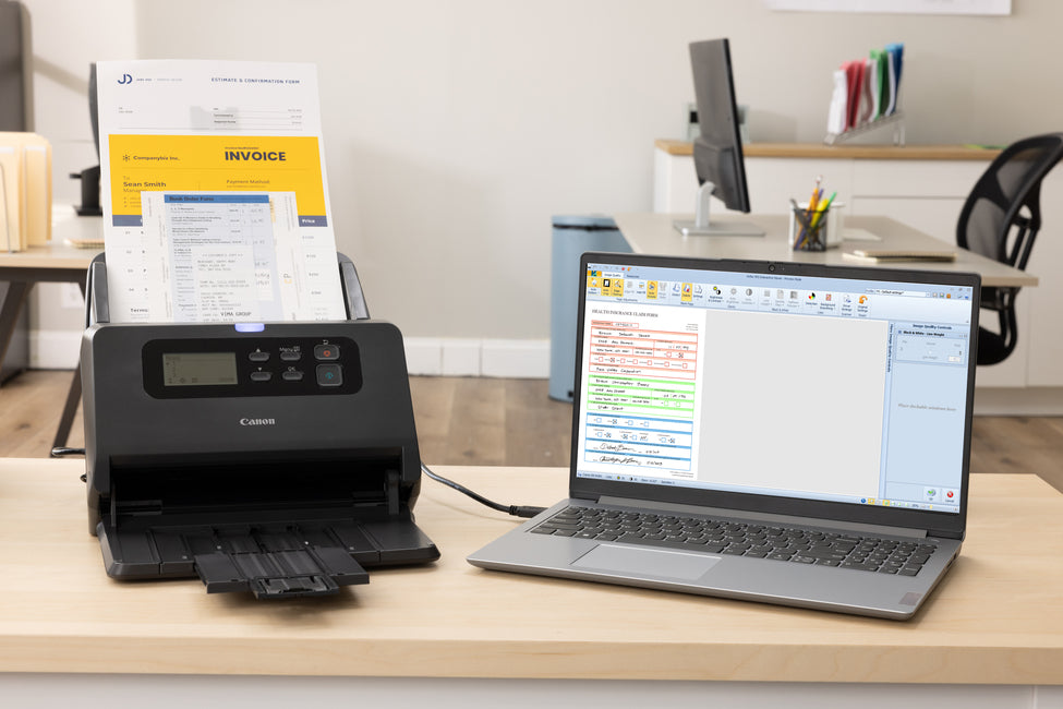 Canon imageFORMULA DR-M260 – Dokumentenscanner, A4, Duplex, 60 ppm, 600 dpi, ADF 80 Blatt, USB, für Windows