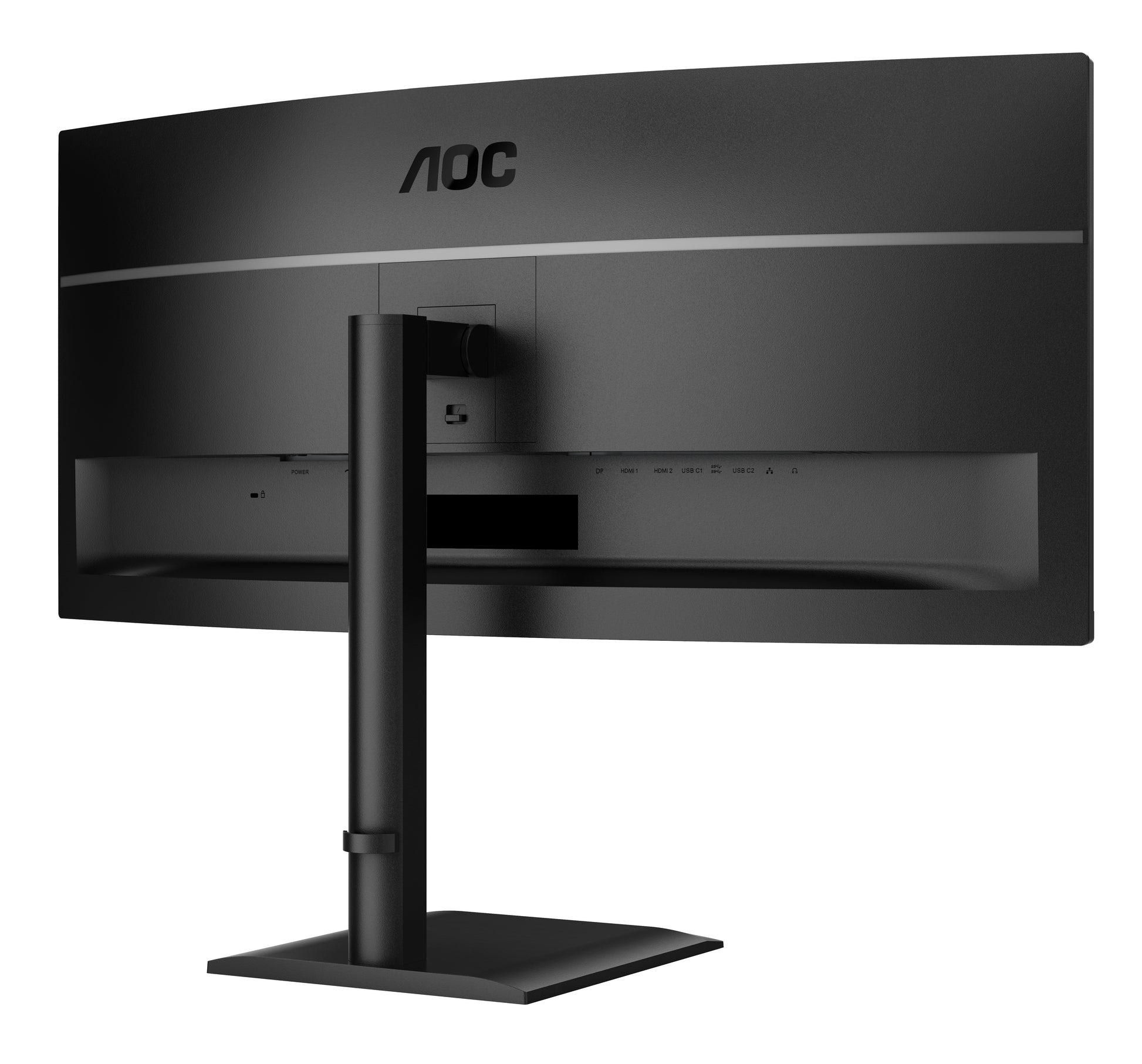 AOC CU34E4CV – Monitor, 34" 3440 × 1440 (UWQHD), VA, 120 Hz, Gebogen, KVM, VESA 100 × 100, Schwarz