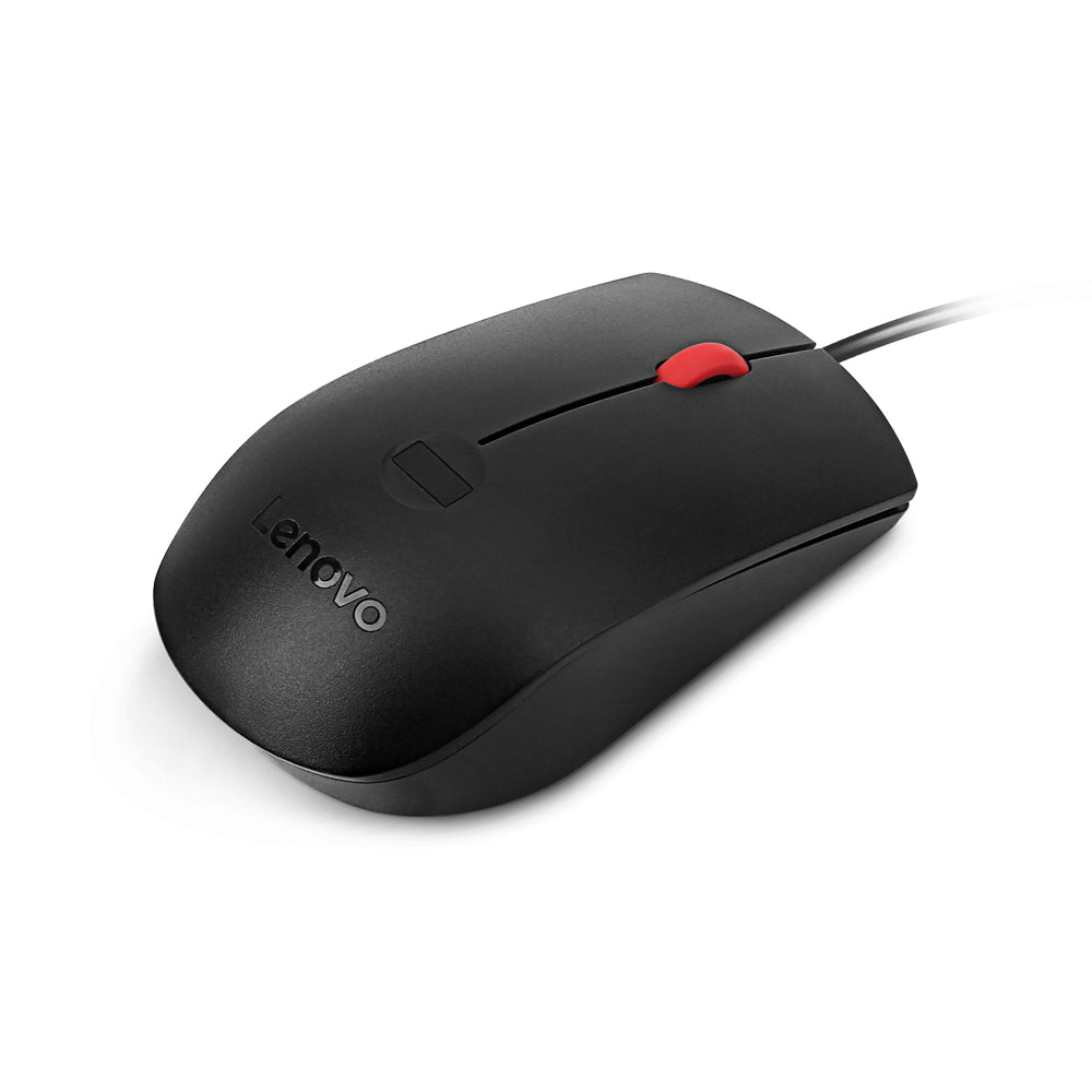 Lenovo 4Y51M03357 – Maus – Kabelgebunden (USB‑A), 1600 DPI, beidhändig, Schwarz