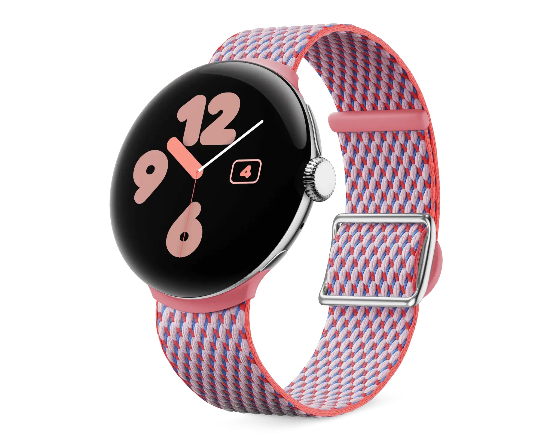 Google Uhrenarmband – Baumwollfaser, Koralle