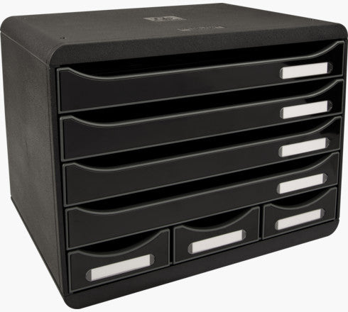 Exacompta Schubladenbox Store-Box Mini – für Format DIN A4+ – 355 × 270 × 271 mm