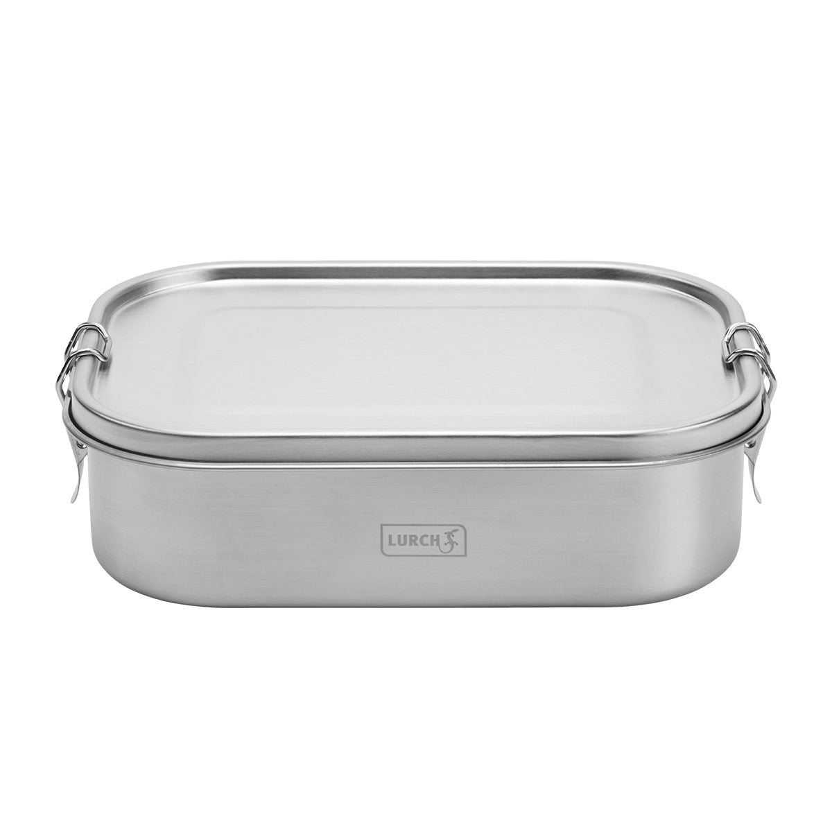 Lurch Lunchbox Snap – 1,4 l, 22,0 × 17,0 × 6,0 cm, Edelstahl 18/10/Kunststoff, mit Unterteilung
