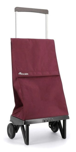 Rolser Plegmatic MF – Trolley, 40 l, 2 Rollen, Polyester, Bordeaux, 37 × 58 × 19 cm