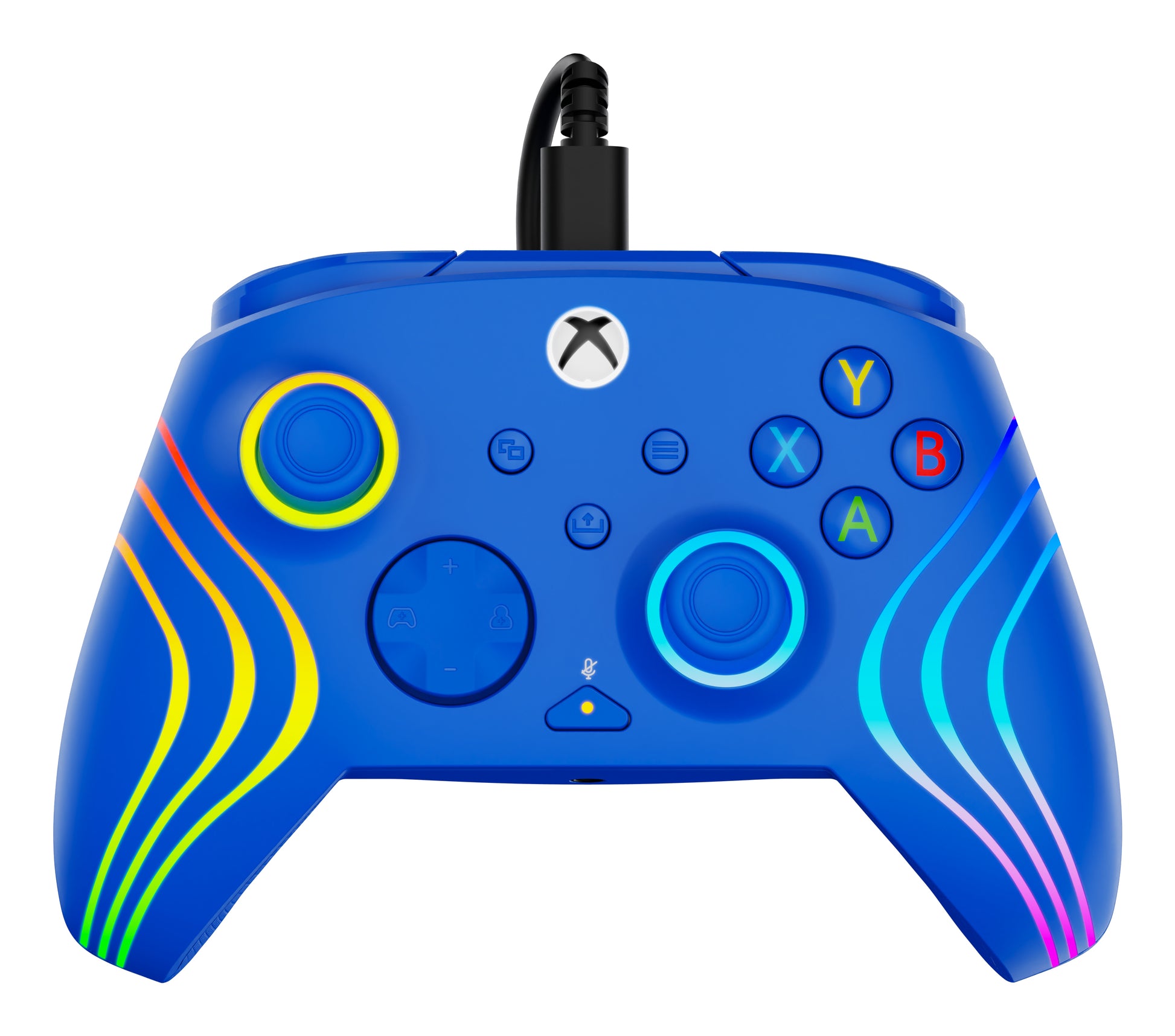 Turtle Beach Afterglow Wave – Gamepad – USB (kabelgebunden), RGB, für Xbox Series X/S, Xbox One & PC, Blau