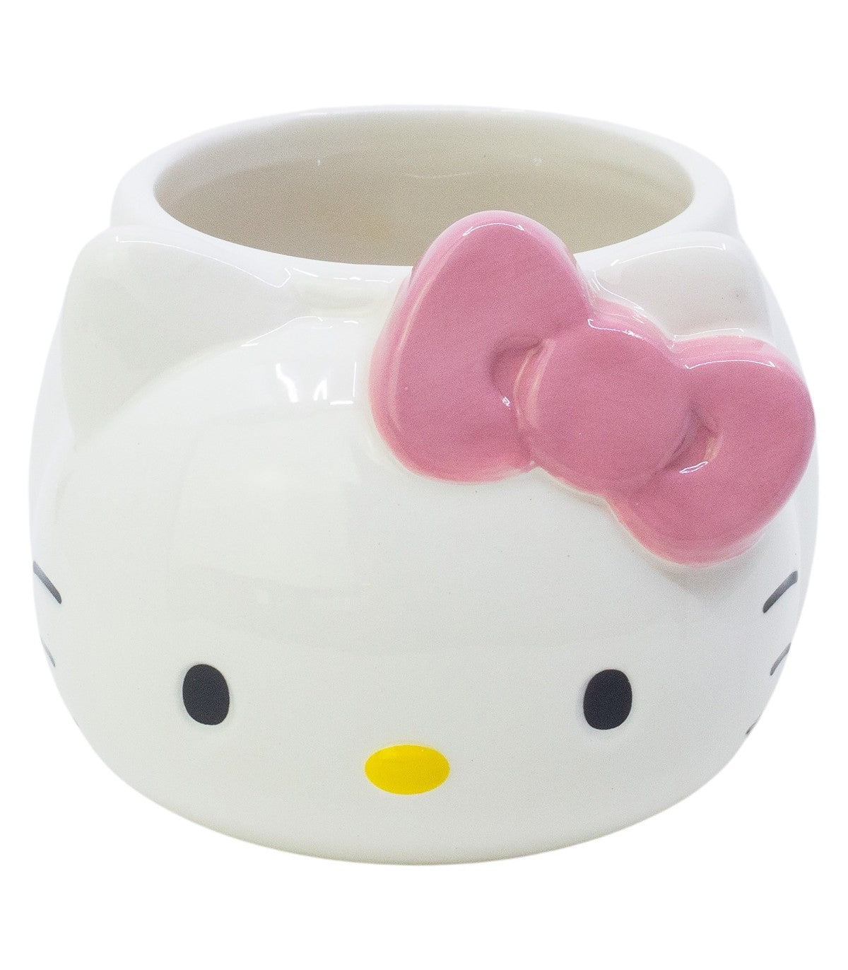 Stor Hello Kitty Tasse – 502 ml, H 8,5 cm, Keramik (Dolomit), Weiss, für Kinder