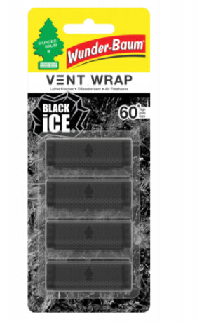 Wunder-Baum Lufterfrischer Black Ice – für Innenraum – 4 Stk. – 60 Tage